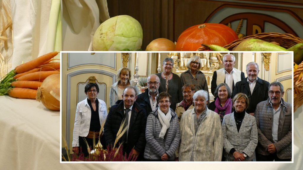 Bilder der 50 und 60 Jahrfeier der Erstkommunionjubilare während der Erntedankmesse in Raeren am 2.Oktober 2022.